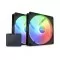 Nzxt F140 RGB Core Dual Pack Black With Controller